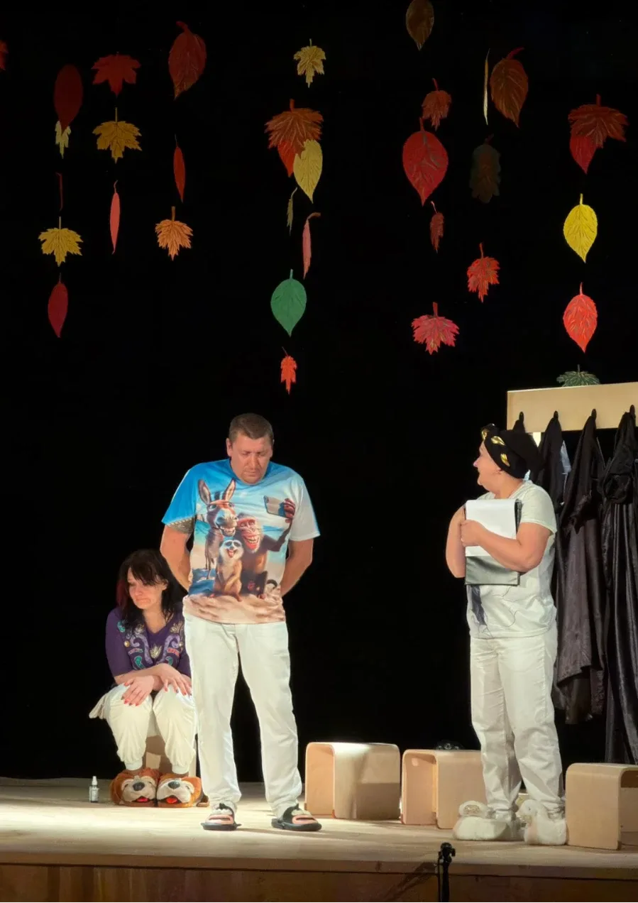 Teātra izrāde "Mūsmājās putnu nav"